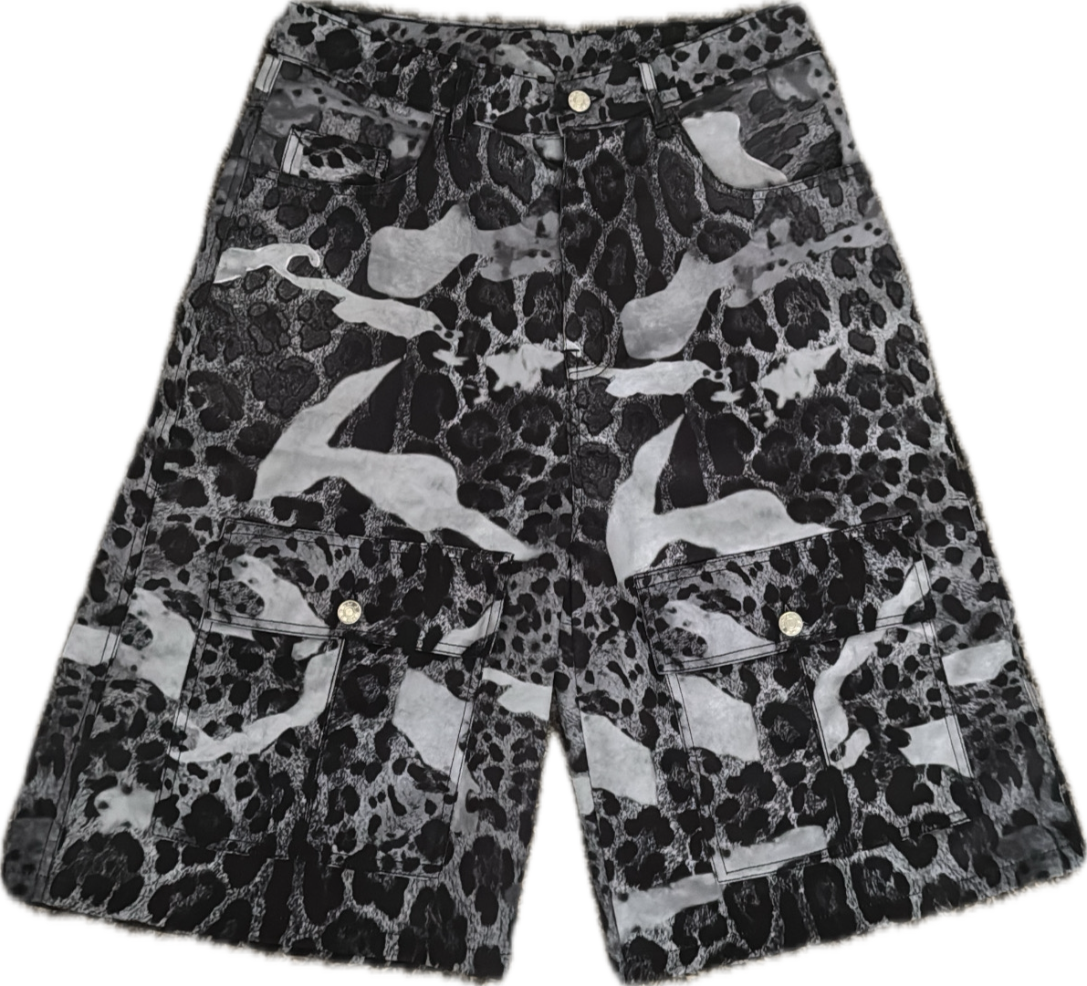 Dark Cheetah Print Cargos