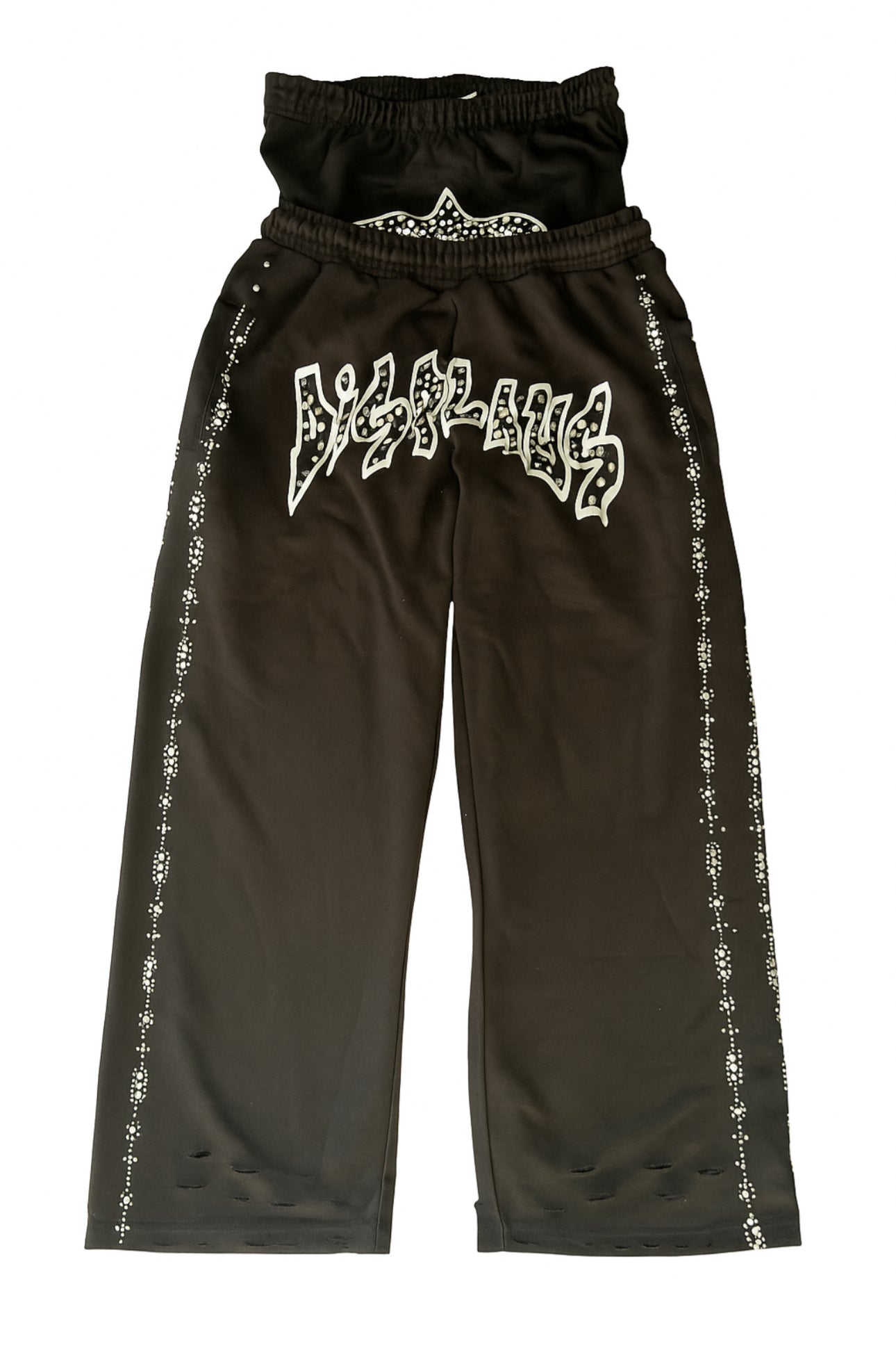 Double Waisted Rhinestone Sweats