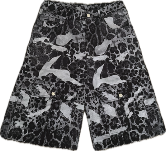 Dark Cheetah Print Cargos