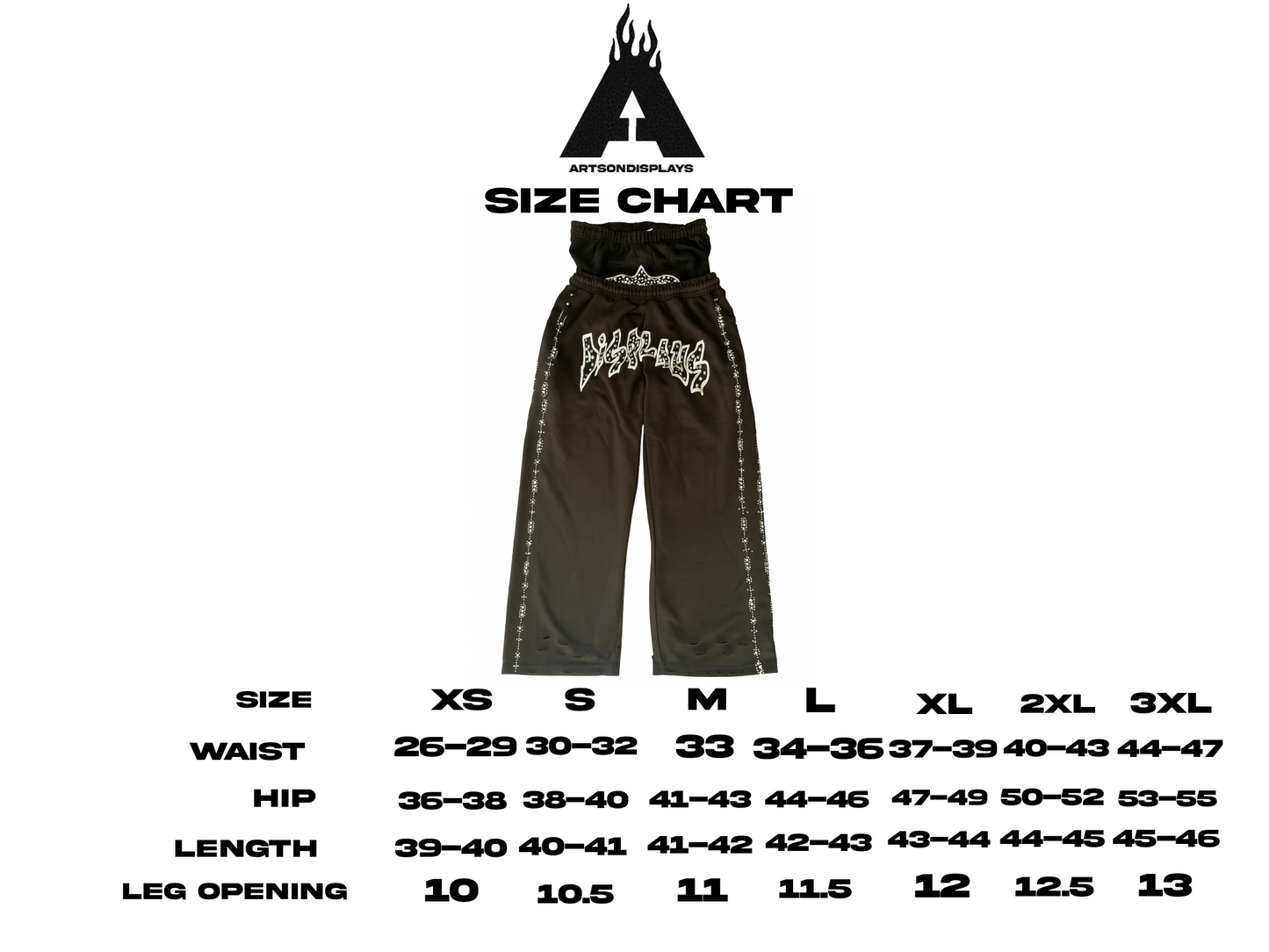 Double Waisted Rhinestone Sweats