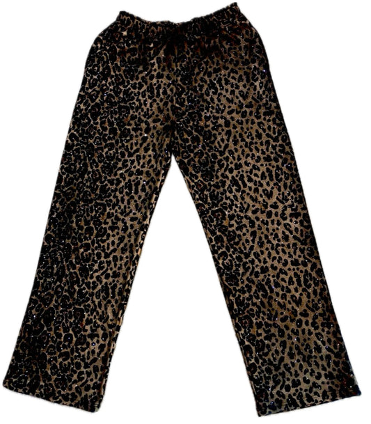“Stardust” Diamond Cheetah Sweats