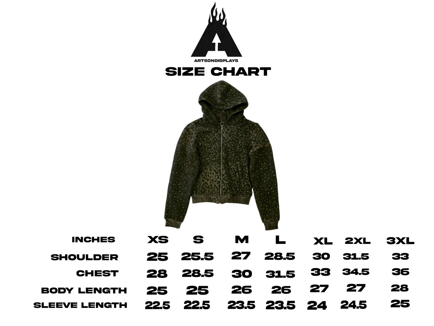 “Stardust” Diamond Cheetah Zip-Up